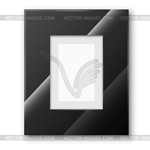 Frame black - royalty-free vector clipart