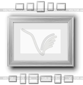 Frames set - vector clipart