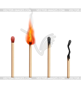 Match - vector clip art