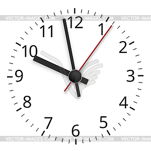 Clock design - vector image