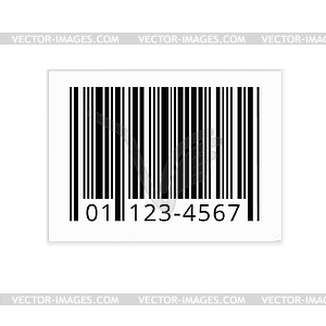 Bar code - vector image