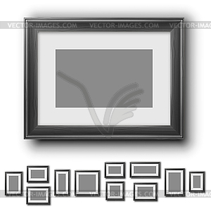 Frames set - vector clipart