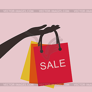 Shopping - vector clip art