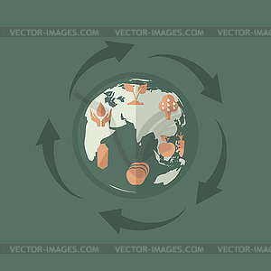 Environmental product - vector clipart