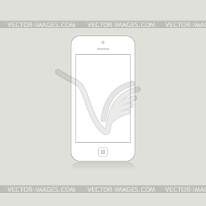 Телефон - изображение векторного клипарта