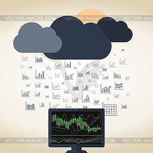 Rain Forex - vector clipart