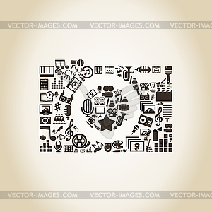 Photo art - vector clipart