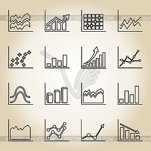 Outline schedule icon - vector clipart / vector image