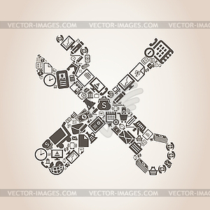 Tool business - vector image