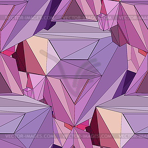 Geometric 3D seamless background - vector clipart