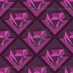 Geometric seamless background - vector image