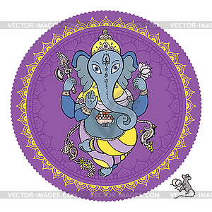 Lord Ganesha  - vector clip art