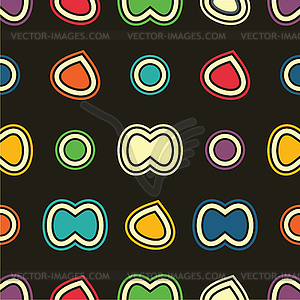 Decorative - seamless pattern - vector clipart