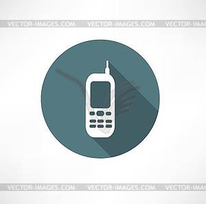 Mobile phones icons set - vector clip art