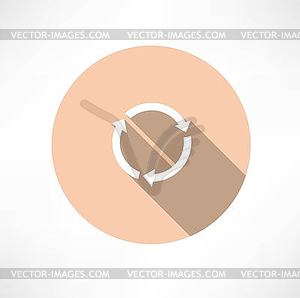 Refresh, circle, cycle arrow signs icon - vector image