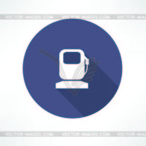 Gas station icon - vector clipart