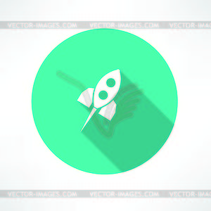 Rocket Icon - vector image