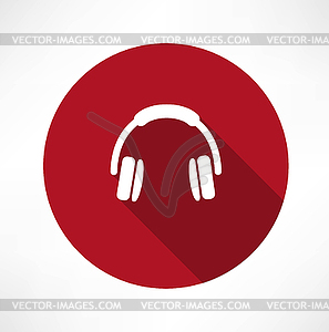 Headphones Icon - vector clip art