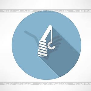 Crane icon - vector clip art