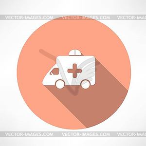 Ambulance icon - vector clipart / vector image