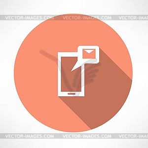 Message icon - vector clipart