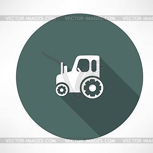 Tractor icon - vector image