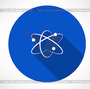 Структура атома - векторное изображение клипарта