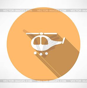 Helicopter icon - vector image