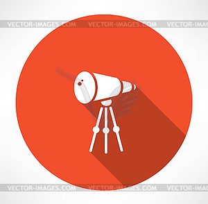 Telescope icon - vector image