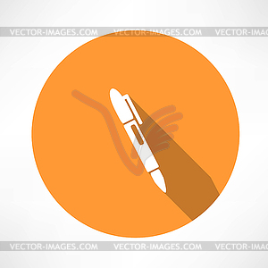 Ballpoint pen icon - vector image