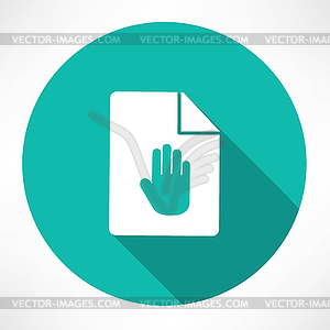 Flat Icon. Pictogram. EPS 10 - vector clip art