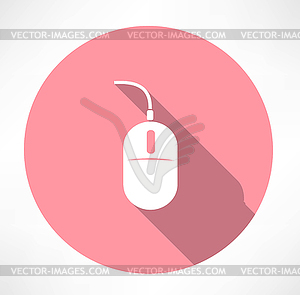 Computer mouse icon - vector image