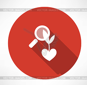 Searching love nature - vector clipart / vector image