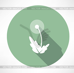 Dandelion icon - vector image