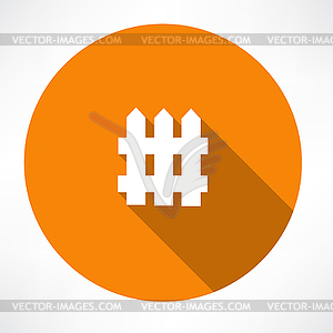 Fence icon - vector clipart