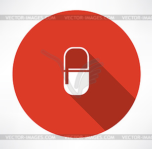 Pill icon - vector image