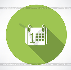 Calendar Icon - vector EPS clipart