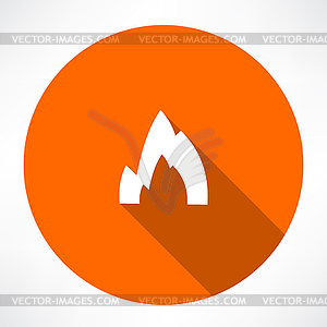 Bonfire icon - vector clipart