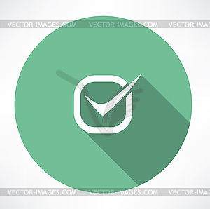 Checkmark icon - vector clipart