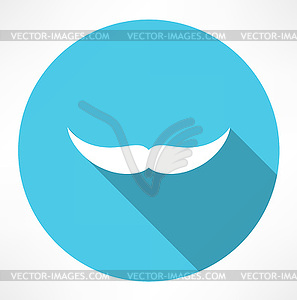 Mustache Icon - vector clipart