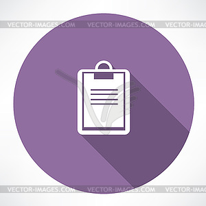 Form Icon - vector clipart