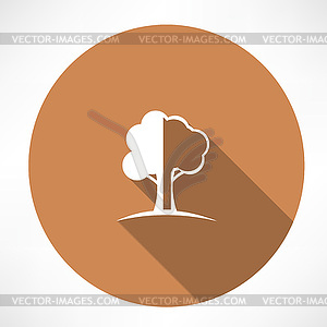 Abstract tree icon - vector clipart