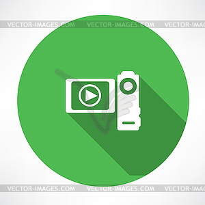 Digital Video Camera - vector clipart