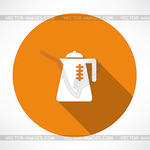 Electric kettle icon - vector clipart