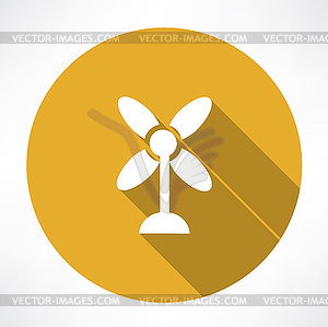 Fan icon - stock vector clipart