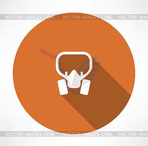 Gas mask Icon - vector clipart / vector image