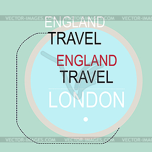 England ICON FLAT - vector clipart