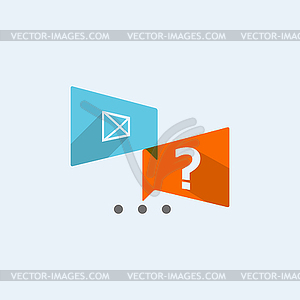 Chat icon - vector image