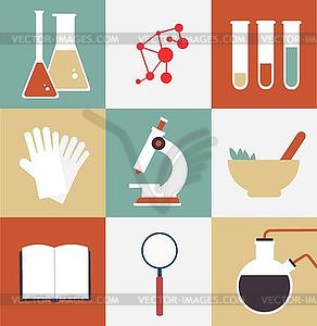 Scientist chemist - vector clipart