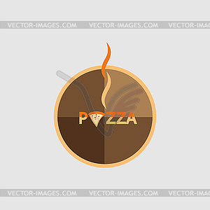 Pizza icon - vector clip art